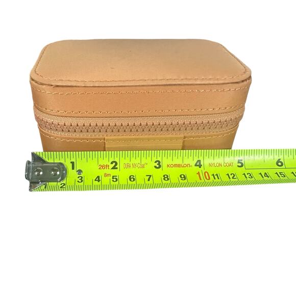 Dagne Dover Small Travel Case Women's Compact Organizer Peach Orange Neoprene - Picture 9 of 9